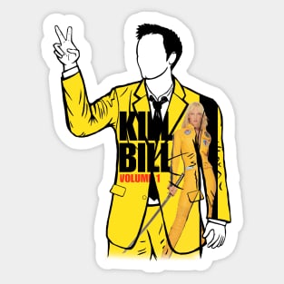 Quentin Tarantino, director of Kill Bill Sticker